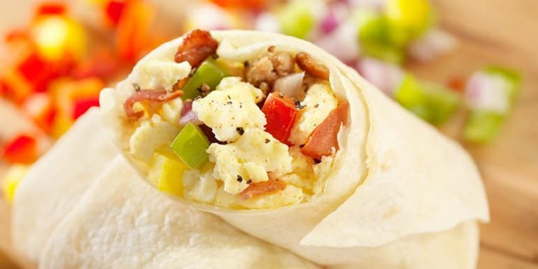 Egg White Breakfast Burrito