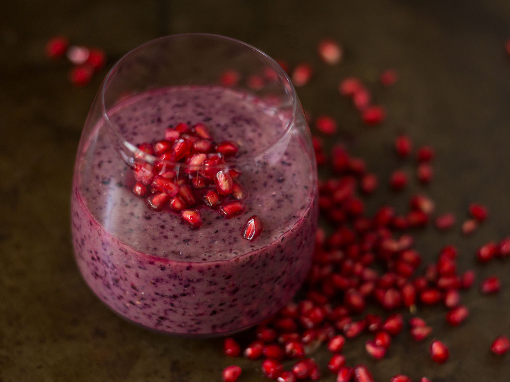 Pomegranate Berry Protein Smoothie