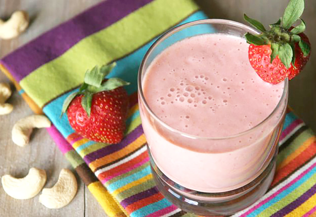 Strawberry Summer Protein Smoothie